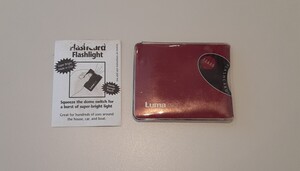 フラッシュ カード フラッシュライト Luma tec FLASH CARD ライト 雑貨 コレクション カード型ライト USA