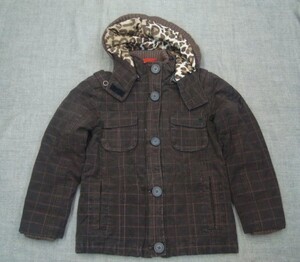 新品CHIEMSEE(キムジー) プラスマイナス　キッズガールズジャケット TURNIPS JACKET CHECK JR 645 140cm