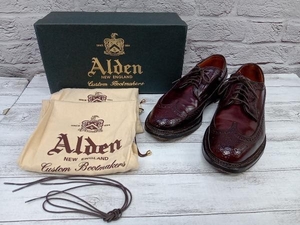 ALDEN ALDEN J.CREW 975 ウィングチップ 表記サイズ 8.5インチ ブラウン系 店舗受取可