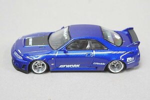 KAIDO HOUSE × MINI GT ミニGT 1/64 日産 スカイライン GT-R (R33) Kaido Works V2 右ハンドル KHMG089