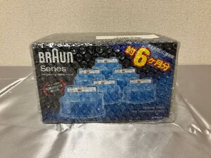 60 【新品未開封】 BRAUN ブラウン Series クリーン＆リニュー洗浄液カートリッジ 170ml×6個 約6ヶ月分