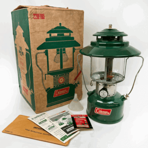 【極美品】コールマンランタン228F 箱あり 1972年1月 Coleman 緑 ビンテージ キャンプ アウトドア （K547）3