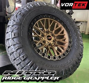 新品 VORTEK VRT608 17x9 エスカレード タホ サバーバン 17インチマッドタイヤホイールセット NITTO RIDGE GRAPPLER 265/70R17 285/70R17