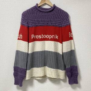 2019AW UNDERCOVER 時計じかけのオレンジ Prestoopnik ニット セーター マルチカラー 2サイズ アンダーカバー archive 4100190