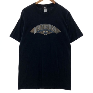 古着 00年代 ハーレーダビッドソン Harley-Davidson モーターサイクル バイクTシャツ USA製 メンズL /eaa382769