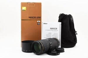 【元箱付き】 Nikon ニコン AF-S NIKKOR 70-200mm 4G VR レンズ デジタル一眼カメラ ズームレンズ #1917