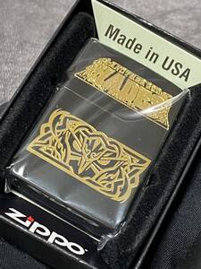 zippo ミリオンゴッド ハーデス 両面ゴールド加工 ブラック 希少モデル 2022年製 MILLION GOD HADES ケース 保証書付き