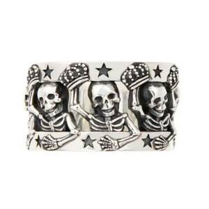 新品◆JUSTIN DAVIS◆ SKULL PARADE RING◆9号◆スカルリング◆定価38,500円◆SRJ405◆廃盤◆