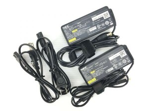 【2個セット】NEC 20V 2.25A 45W ADP003 ADP-45TD E A13-045N1A PC-VP-BP98 四角コネクター 中古純正 ノートPC用AC 動作保証【送料無料】