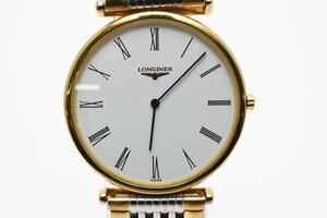 ロンジン ラウンド コンビ クォーツ メンズ 腕時計 LONGINES