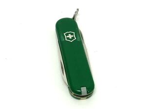 VICTORINOX ビクトリノックス クラシックSD アーミーナイフ 十徳ナイフ マルチツール グリーン系×シルバー系 DG5218