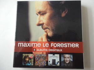 4CDs/仏- シンガーソングライター- マキシム.ル.フォレスティエ/Maxime Le Forestier - 4 albums originaux/Mon frere/Ne quelque part 他