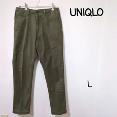 UNIQLO　ユニクロ　パンツ　ストレート　カジュアル　お洒落　カーキ　L相当