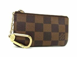 1円 ■美品■ LOUIS VUITTON ルイヴィトン N62658 ダミエ ポシェット クレ コインケース コインパース 小銭入れ ブラウン系 FH2600