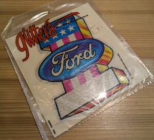 DEADSTOCK！ 70〜80年代 ROACH FORD フォード ステッカー VINTAGE ビンテージ アメ車 工具箱 などに！グリッター デカール USA製 #1