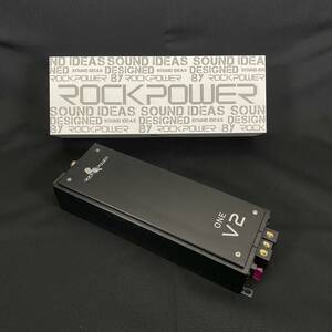 【保証付】【日本国内正規品】【マルチアンプシステムに最適】ROCK POWER SQ-ONE V2 ハイエンドAB級 1chモノラルパワーアンプ 150W×1ch