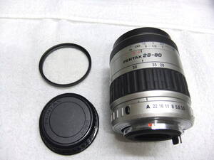 PENTAX ペンタックス AF 28-80mm F3.5-5.6 フィルター,キャップ付 AF動作確認済