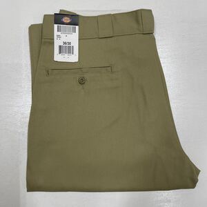 W36 カーキ 新品 874 ディッキーズ KHAKI DICKIES オリジナル 874 USA MODEL ワークパンツ 4