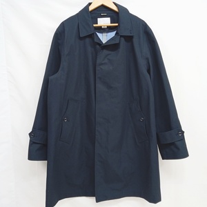 ●古4232　nanamica　ナナミカ　GORE-TEX Soutien Collar Coat　SUBS302　ゴアテックスステンカラーコート　ネイビー　Lサイズ【68】