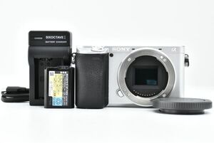 【 シャッターカウント55,561 回 】Sony a6400 Silver ソニー ミラーレス 一眼レフカメラ シルバー ボディ EF-TN-JP776