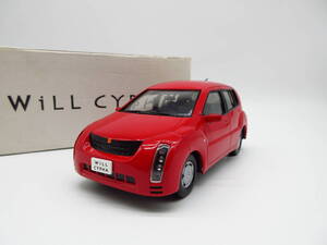 1/24 トヨタ ウィルサイファ WiLL CYPHA　カラーサンプル 非売品 ミニカー　レッド