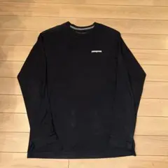 patagonia ブラック ロンT パタゴニア