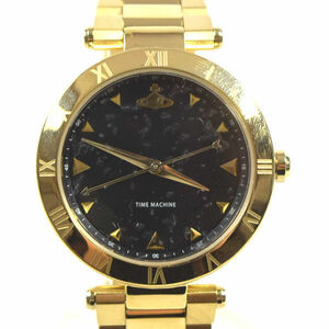 ■ ヴィヴィアンウエストウッド ORB 腕時計 ゴールド ブラック (0990009310)