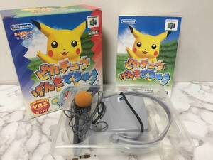 任天堂　NINTENDO64　ピカチュウ げんきでちゅう　箱付き　VRS　セット　動作未確認　　　　B2.4