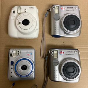 L791 FUJIFILM instax mini 8+/10(2台)/55 チェキ 4台まとめて/電源動作未確認 ジャンク品