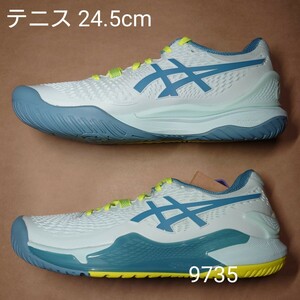 テニスシューズ 24.5cm アシックス asics GEL-RESOLUTION 9 9735