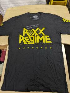 【服飾】 ビンテージ レア Tシャツ バンド 当時物? Stryper The Roxx Regime THE YELLOW AND BLACK ATTACK 公式 M 黒 半袖