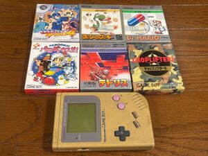 【ジャンク】ニンテンドーゲームボーイ本体［電源入りません］と、ソフト６本 Nintendo ソフト 任天堂 GAMEBOY ゲームボーイ