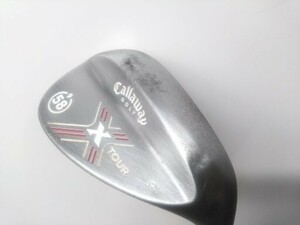 ○単品 Callaway キャロウェイ Ｘ TOUR 58 9 FORGED ウェッジ 58°スチールシャフト Memphis10 ユニフレックス B-5298 @140 ○