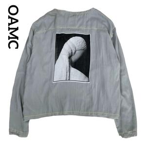 OAMC 20ss RESTRAIT HAZE SHIRT タグ付き美品　オーエーエムシー　ロングスリーブ　バックプリント