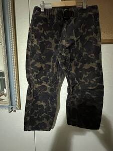 WILD THINGS × KATO (ワイルドシングス×KATO)3/4PANTS コーデュロイパンツ S 日本製(検)カモフラ needles エンジニアードガーメンツ