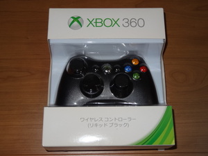 XBOX360　ワイヤレスコントローラー (リキッドブラック)　＜新品未開封＞