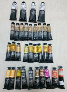 ☆油絵具 BLOCKX 32本 まとめ 現状品☆油彩 絵の具 油絵具 ブロックス