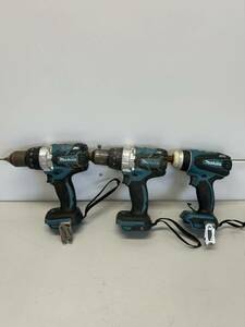 22)ジャンク品　makita 充電式ドライバドリル 18V 不動品