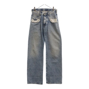 メゾンマルジェラ 22AW 5Pocket Boyfriend Denim Pants 5ポケット ボーイフレンドデニムパンツ レディース S51LA0052 インディゴ