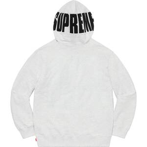 Supreme Rib Hooded Sweatshirt Ash Grey Mサイズ シュプリーム リブ スウェット パーカー アッシュグレイ フードロゴ