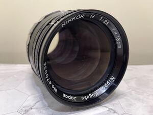 Nikon NIKKOR-H 18cm f/2.5 ブロニカ S,S2 Sマウント ニコン ニッコール 中判フィルムカメラ レンズ 希少