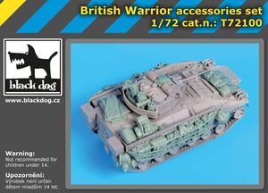 ブラックドッグ T72100 1/72 イギリス軍 ウォーリア装甲戦闘車 アクセサリーセット （ トランぺッター用）