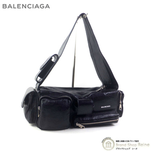 バレンシアガ （BALENCIAGA） スーパービジィ スモール スリングバッグ ショルダーバッグ 702167 ブラック メンズ（新品）
