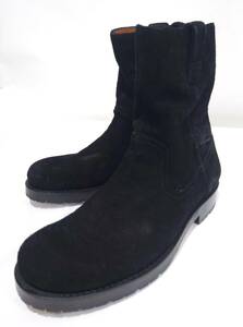 nonnative ノンネイティブ WORKER ZIP UP BOOTS COW LEATHER サイド ジップ ブーツ ブラック UK9 Y-327779