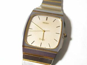 【Ky6☆】SEIKO/セイコー◇DOLCE/ドルチェ/9531-5140/SACT035◇1987年製♂3針クオーツ/超硬SSケース/美品