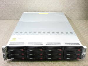 【HDD無】SGI SuperServer CMN2112-217-20【Xeon E5-2667v4 3.2G ×2基/64GB/Supermicro X10DRT-PIBF】×4セット(CPU*8/mem256GB) No.T034