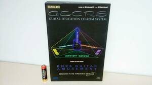 GECRS ジェクレス　ロック・ギター・アミューズメント　Windows3.1/95/Mac　CD-ROM 2枚組　※ゲームとギターが合体！