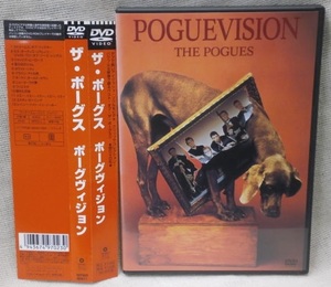 DVD★ザ・ポーグス ポーグヴィジョン★国内盤 帯付き ビデオ・クリップ集 PV MV★THE POGUES POGUEVISION WPBR-90611