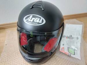 Arai アライ HR MONO4 フルフェイス ヘルメット マットブラック Mサイズ(55-56cm)