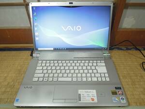 新品SSD搭載 SONY VAIO VGN-FW73JGB (Win10/C2D P8700_2.53GHz/SSD 240GB/4GB/DVD/Mobility Radeon HD 3470/office2013) 中古